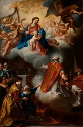 La visione di San Filippo Neri, 1721